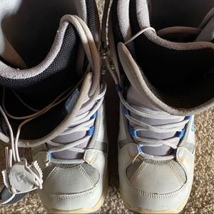 Burton women’s snowboarding boots.